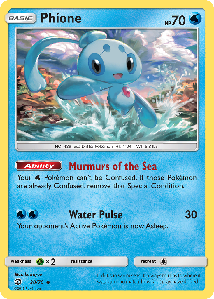 Phione (30/70) [Sun & Moon: Dragon Majesty] | Eastridge Sports Cards & Games