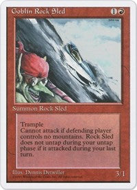 Goblin Rock Sled [Fourth Edition] | Eastridge Sports Cards & Games