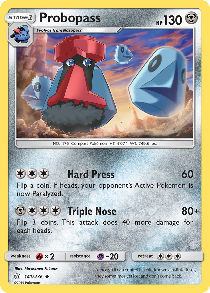 Probopass (141/236) [Sun & Moon: Cosmic Eclipse] | Eastridge Sports Cards & Games