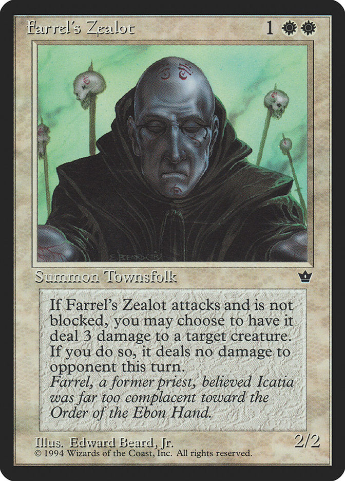 Farrel's Zealot (Edward P. Beard, Jr.) [Fallen Empires] | Eastridge Sports Cards & Games