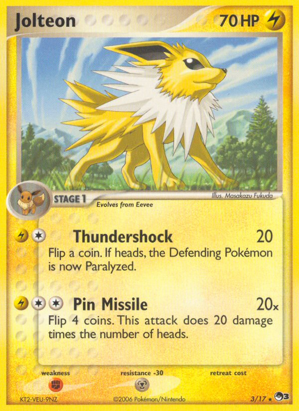 Jolteon (3/17) [POP Series 3] | Eastridge Sports Cards & Games