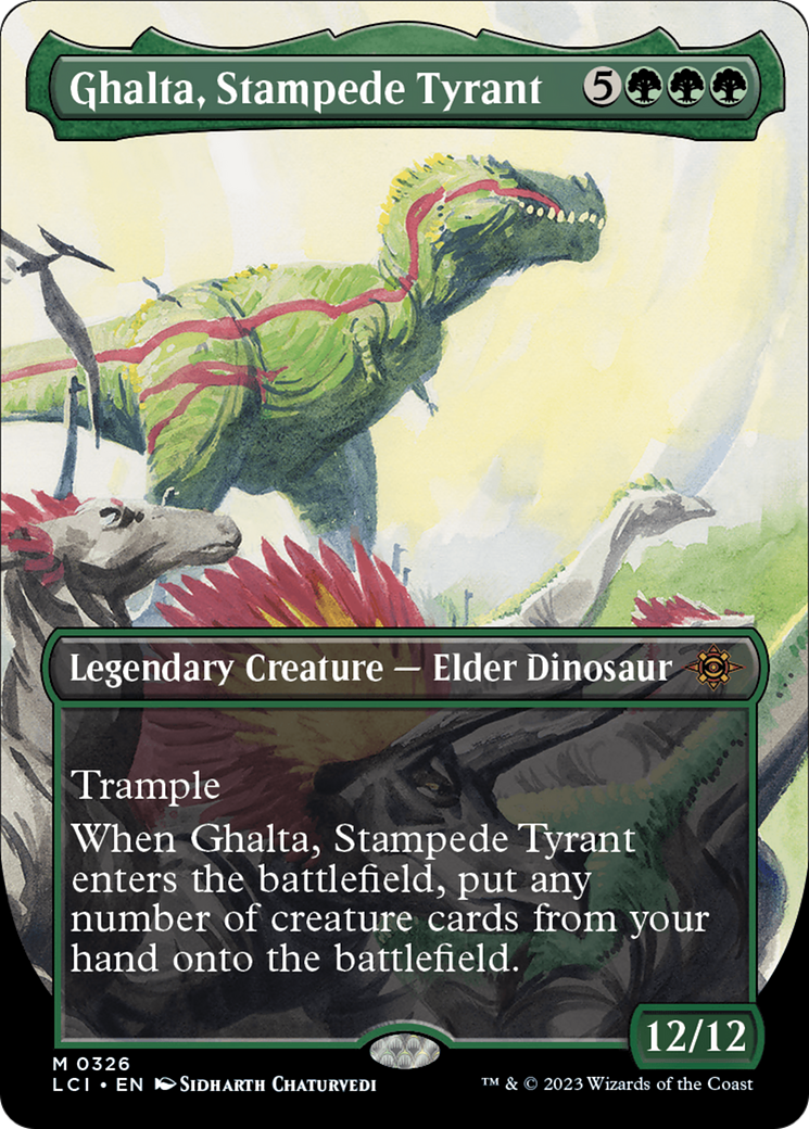 Ghalta, Stampede Tyrant (Borderless) [The Lost Caverns of Ixalan] | Eastridge Sports Cards & Games