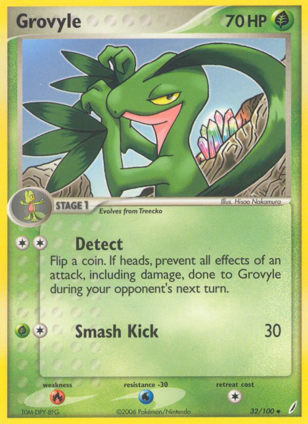 Grovyle (32/100) [EX: Crystal Guardians] | Eastridge Sports Cards & Games