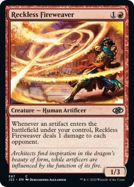 Reckless Fireweaver [Jumpstart 2022] | Eastridge Sports Cards & Games