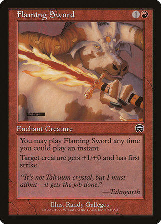 Flaming Sword [Mercadian Masques] | Eastridge Sports Cards & Games
