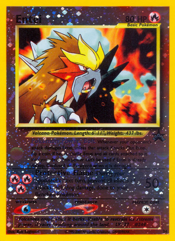 Entei (34) [Wizards of the Coast: Black Star Promos] | Eastridge Sports Cards & Games