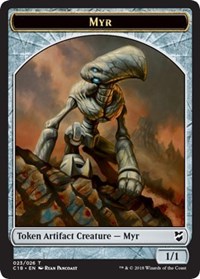 Myr (023) // Thopter (025) Double-sided Token [Commander 2018 Tokens] | Eastridge Sports Cards & Games