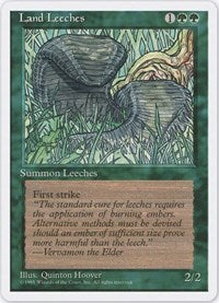 Land Leeches [Fourth Edition] | Eastridge Sports Cards & Games