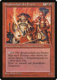 Brothers of Fire (German) - "Bruderschaft des Feuers" [Renaissance] | Eastridge Sports Cards & Games