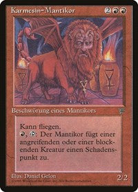 Crimson Manticore (German) - "Karmesin-Mantikor" [Renaissance] | Eastridge Sports Cards & Games