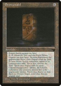 Bronze Tablet (German) - "Bronzetafel" [Renaissance] | Eastridge Sports Cards & Games