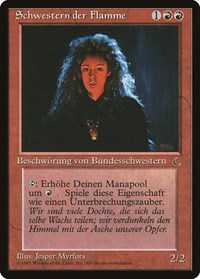 Sisters of the Flame (German) - "Schwestern der Flamme" [Renaissance] | Eastridge Sports Cards & Games