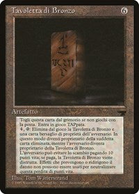 Bronze Tablet (Italian) - "Tavoletta di Bronzo" [Renaissance] | Eastridge Sports Cards & Games