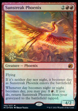 Sunstreak Phoenix [Innistrad: Midnight Hunt Prerelease Promos] | Eastridge Sports Cards & Games