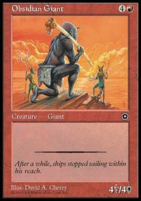 Obsidian Giant [Portal Second Age] | Eastridge Sports Cards & Games