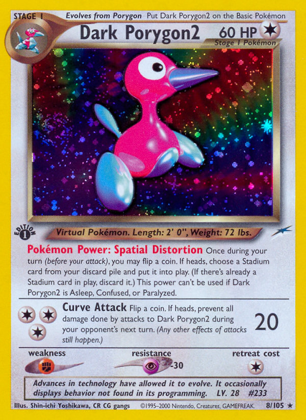 Dark Porygon2 (8/105) [Neo Destiny 1st Edition] | Eastridge Sports Cards & Games