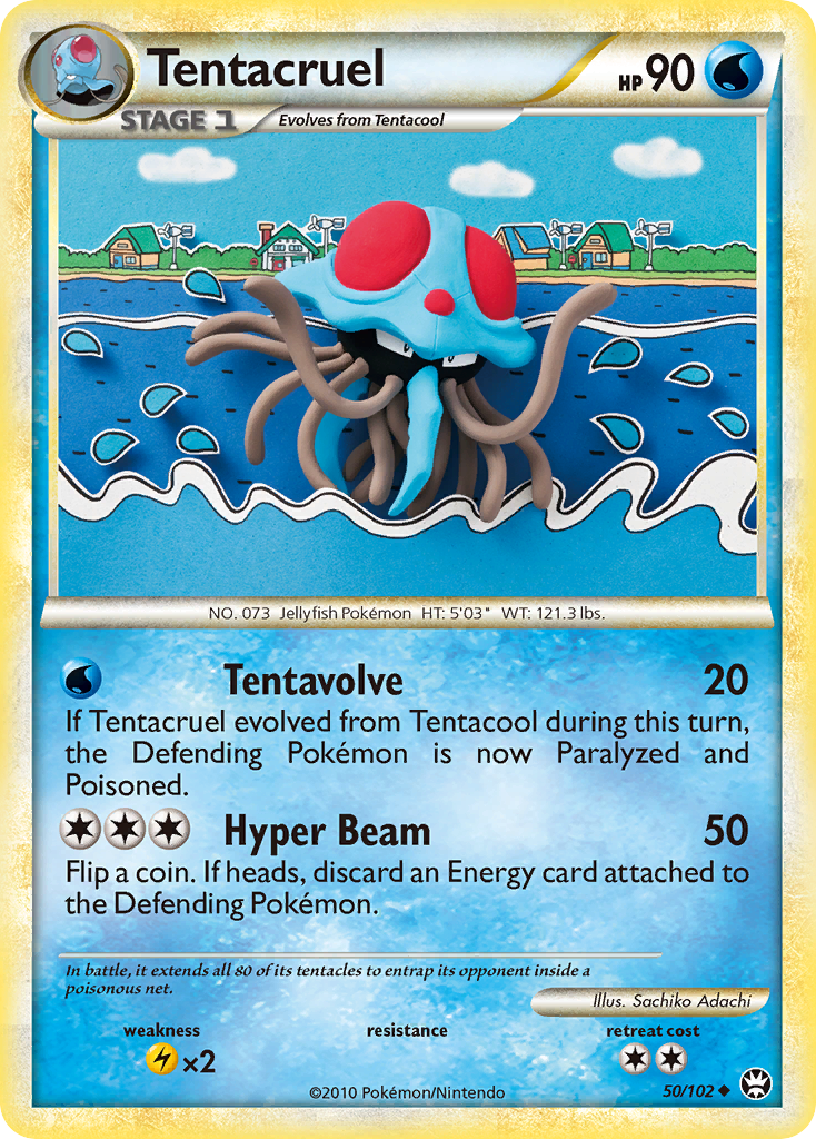 Tentacruel (50/102) [HeartGold & SoulSilver: Triumphant] | Eastridge Sports Cards & Games