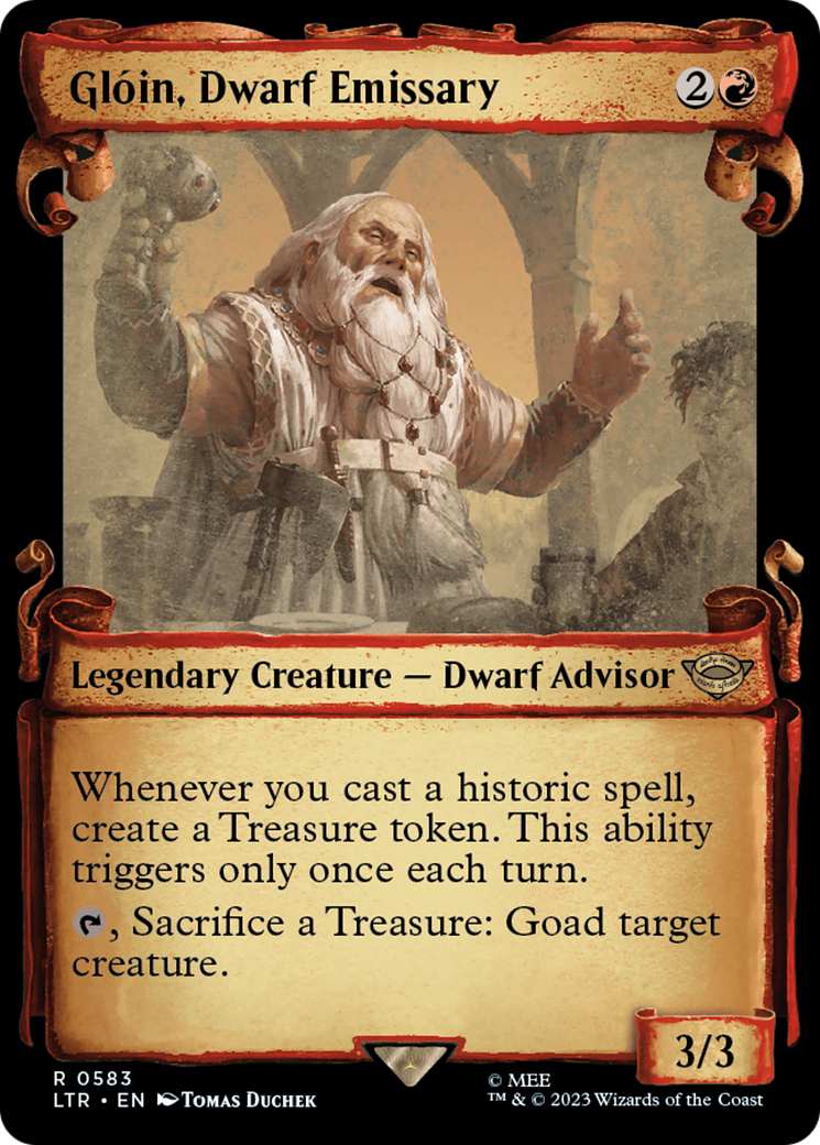 Gloin, Dwarf Emissary [The Lord of the Rings: Tales of Middle-Earth Showcase Scrolls] | Eastridge Sports Cards & Games