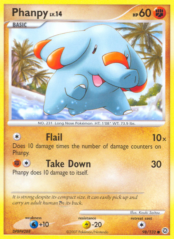 Phanpy (98/132) [Diamond & Pearl: Secret Wonders] | Eastridge Sports Cards & Games