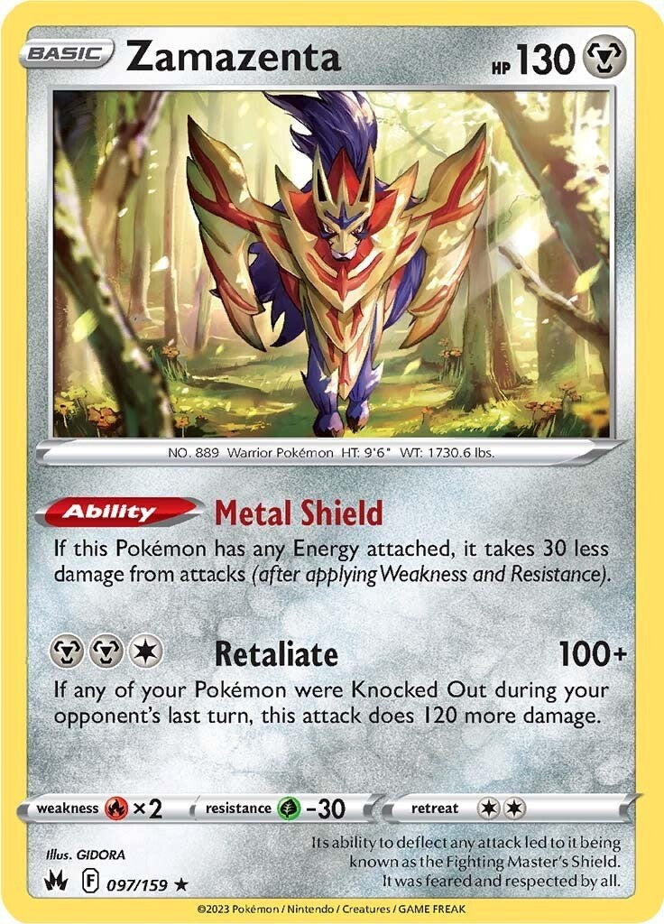 Zamazenta (097/159) [Sword & Shield: Crown Zenith] | Eastridge Sports Cards & Games