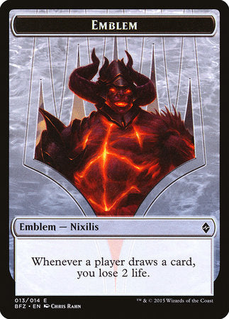 Emblem - Ob Nixilis Reignited [Battle for Zendikar Tokens] | Eastridge Sports Cards & Games