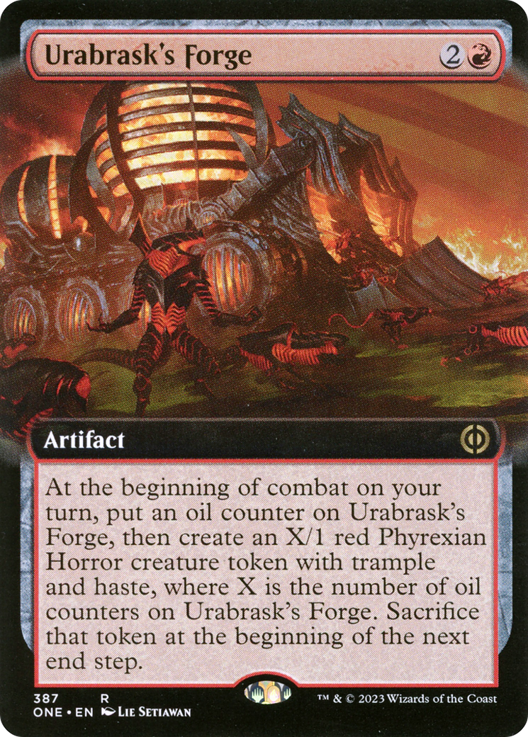 Urabrask's Forge (Extended Art) [Phyrexia: All Will Be One] | Eastridge Sports Cards & Games