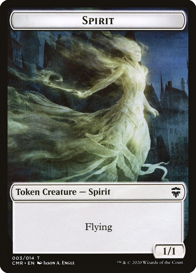 Rock // Spirit Token [Commander Legends Tokens] | Eastridge Sports Cards & Games