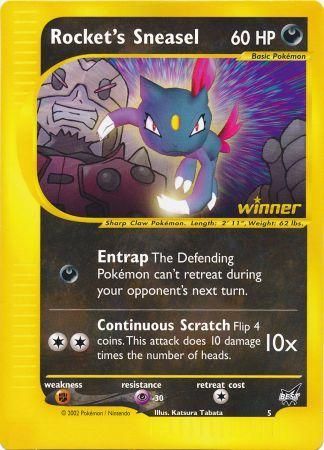 Rocket's Sneasel (5) (Jumbo Card) [Best of Promos] | Eastridge Sports Cards & Games