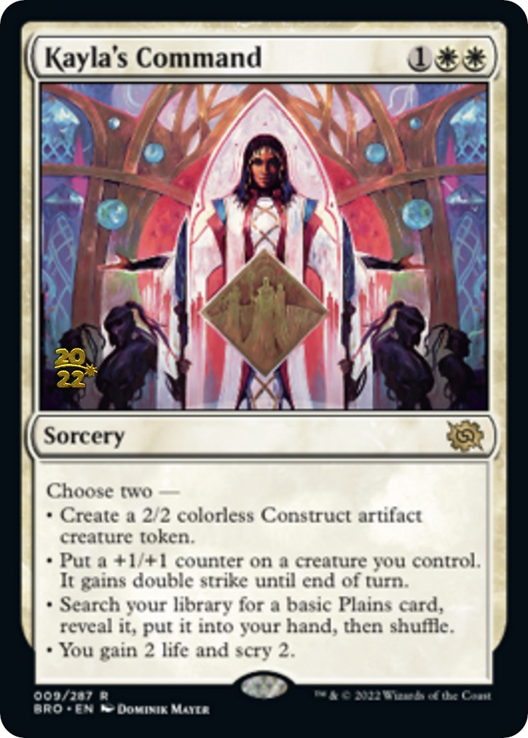 Kayla's Command [The Brothers' War: Prerelease Promos] | Eastridge Sports Cards & Games