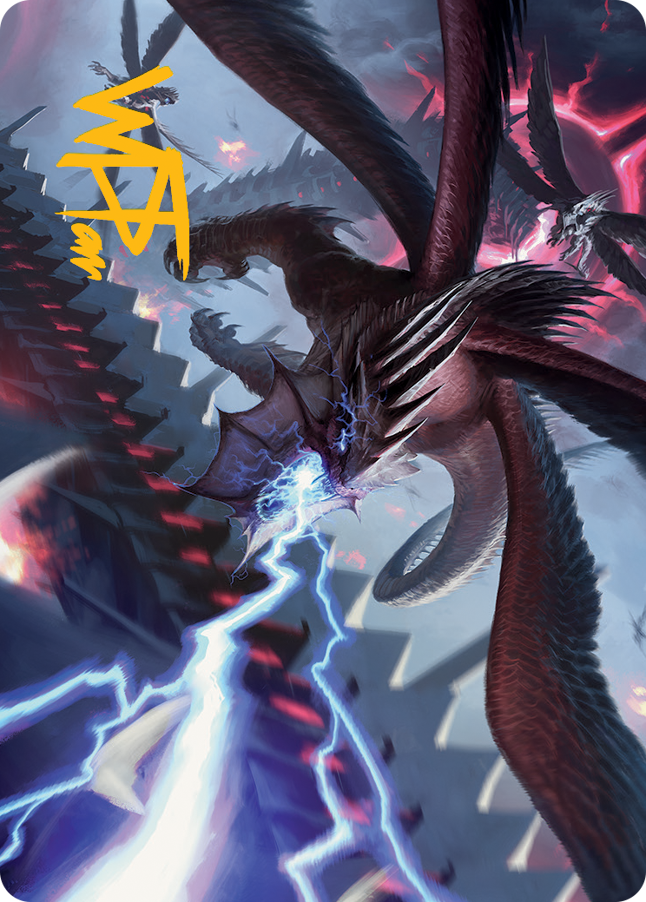 Defiant Thundermaw Art Card (Gold-Stamped Signature) [March of the Machine Art Series] | Eastridge Sports Cards & Games