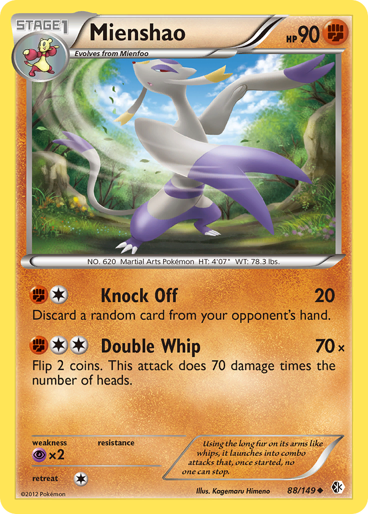 Mienshao (88/149) [Black & White: Boundaries Crossed] | Eastridge Sports Cards & Games