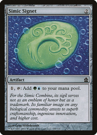 Simic Signet [Commander 2011] | Eastridge Sports Cards & Games