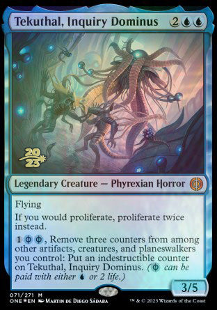 Tekuthal, Inquiry Dominus [Phyrexia: All Will Be One Prerelease Promos] | Eastridge Sports Cards & Games