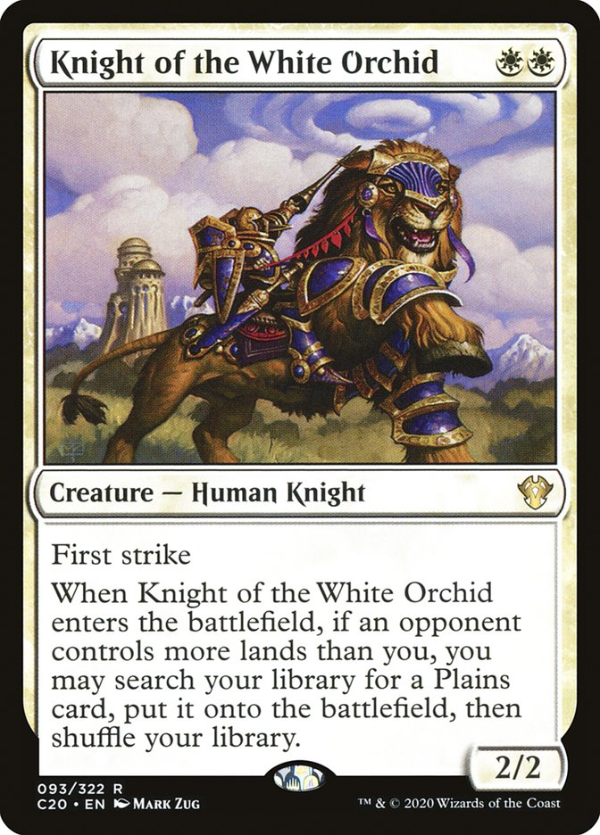 Knight of the White Orchid [Commander 2020] | Eastridge Sports Cards & Games