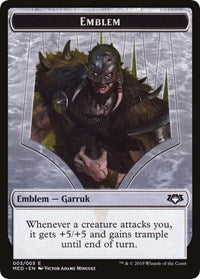 Emblem - Garruk, Apex Predator [Mythic Edition: War of the Spark] | Eastridge Sports Cards & Games