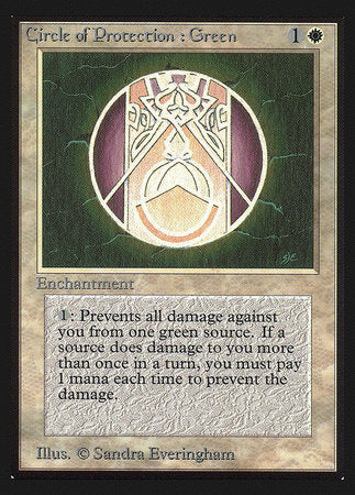 Circle of Protection: Green (IE) [Intl. Collectors’ Edition] | Eastridge Sports Cards & Games