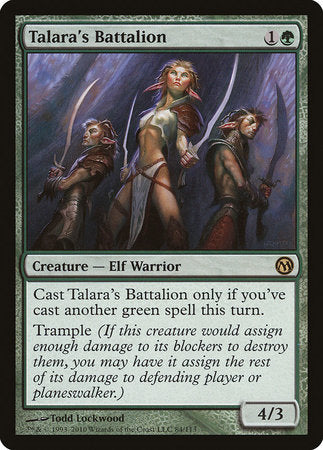 Talara's Battalion [Duels of the Planeswalkers] | Eastridge Sports Cards & Games