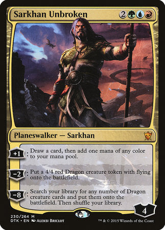 Sarkhan Unbroken [Dragons of Tarkir] | Eastridge Sports Cards & Games