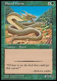 Plated Wurm [Portal Second Age] | Eastridge Sports Cards & Games