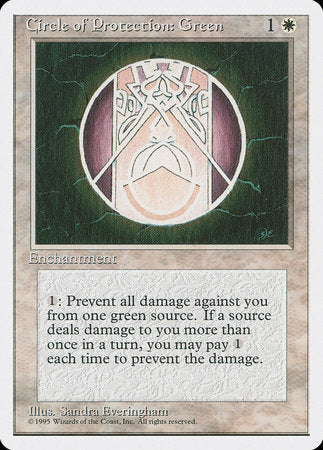 Circle of Protection: Green [Fourth Edition] | Eastridge Sports Cards & Games