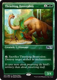 Thrashing Brontodon [Promo Pack: Core Set 2020] | Eastridge Sports Cards & Games