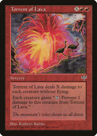 Torrent of Lava [Mirage] | Eastridge Sports Cards & Games