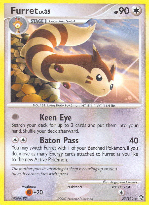 Furret (27/132) [Diamond & Pearl: Secret Wonders] | Eastridge Sports Cards & Games