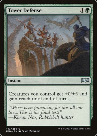 Tower Defense [Ravnica Allegiance] | Eastridge Sports Cards & Games