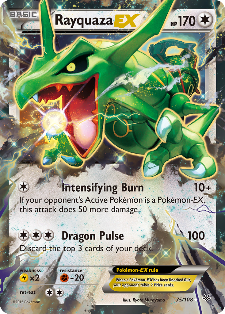 Rayquaza EX (75/108) [XY: Roaring Skies] | Eastridge Sports Cards & Games
