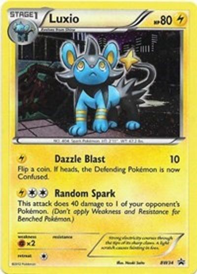 Luxio (BW34) (Cosmos Holo) [Black & White: Black Star Promos] | Eastridge Sports Cards & Games