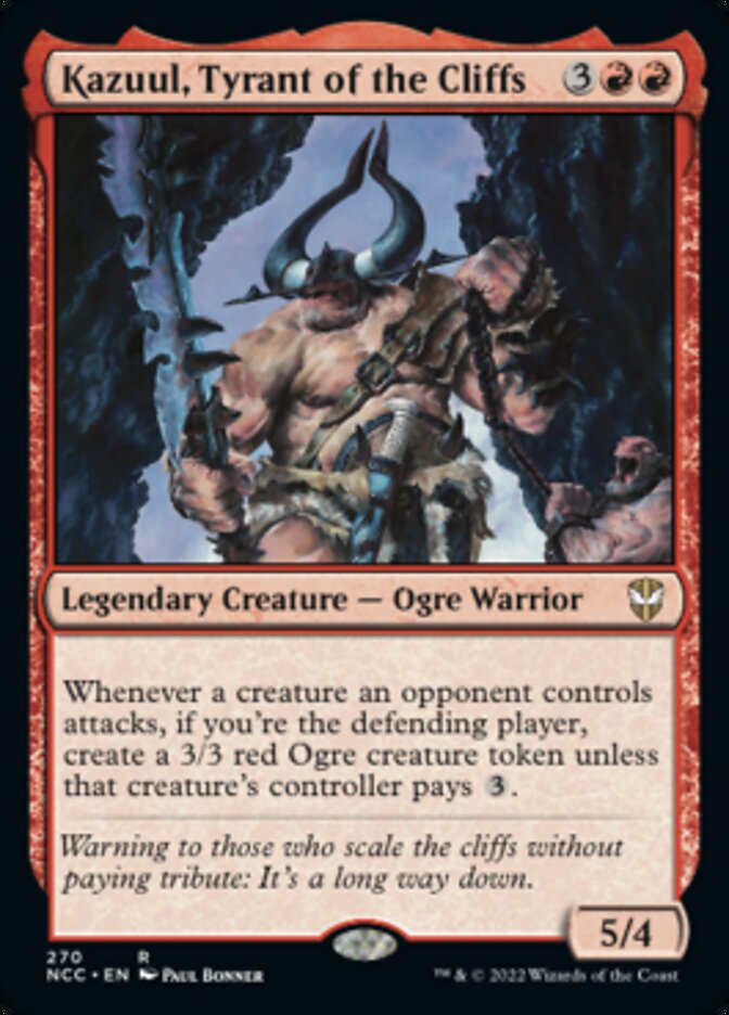 Kazuul, Tyrant of the Cliffs [Streets of New Capenna Commander] | Eastridge Sports Cards & Games