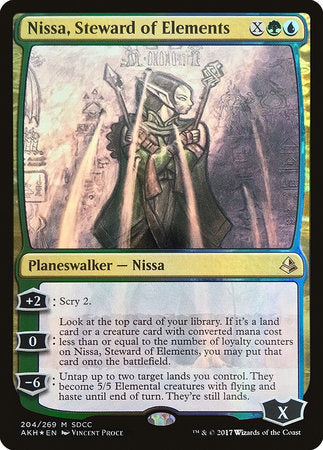 Nissa, Steward of Elements (SDCC 2017 EXCLUSIVE) [San Diego Comic-Con 2017] | Eastridge Sports Cards & Games