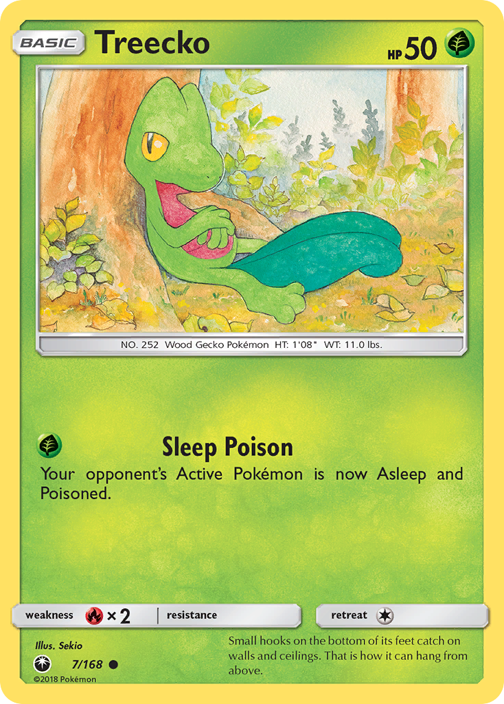 Treecko (7/168) [Sun & Moon: Celestial Storm] | Eastridge Sports Cards & Games