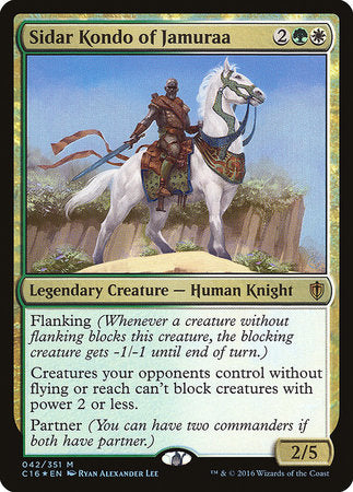 Sidar Kondo of Jamuraa [Commander 2016] | Eastridge Sports Cards & Games